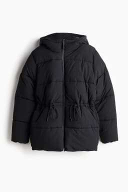 H&M Oversized Drawstring-Waist Puffer Jacket