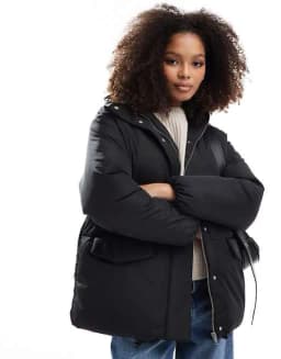 ASOS DESIGN Puffer Jacket with Hood (Women)