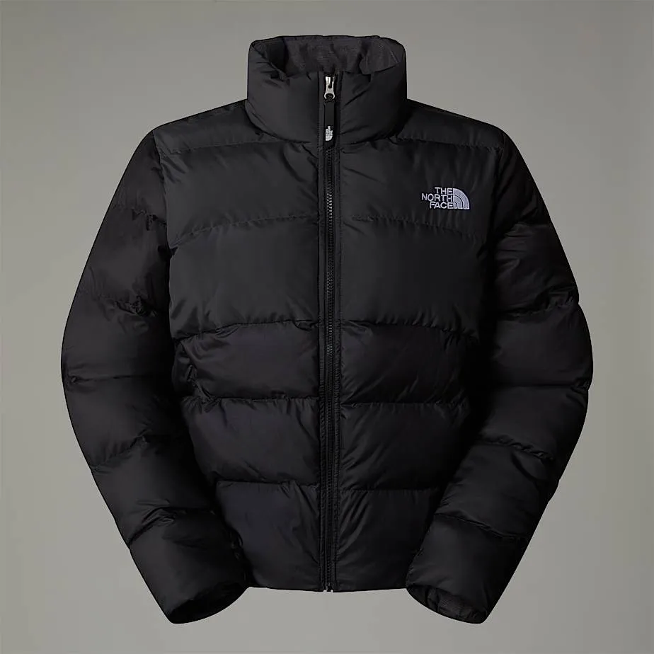 The North Face Saikuru Cropped Puffer Jacket in Black