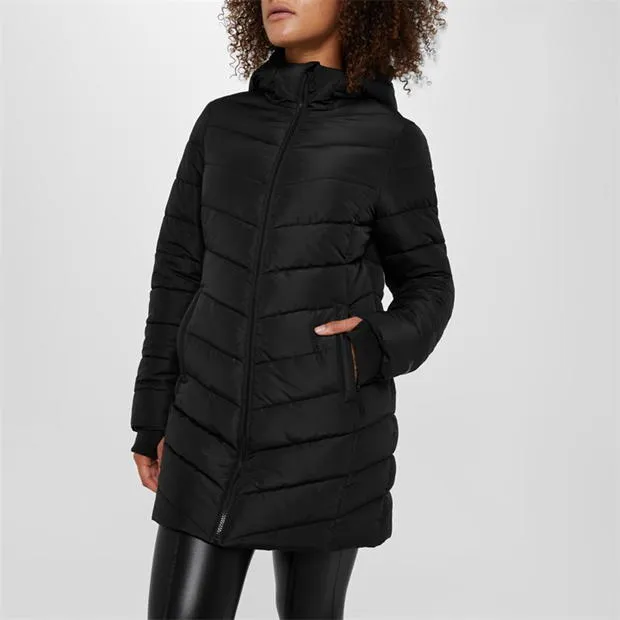 Slazenger Womens Mid-Length Padded Jacket
