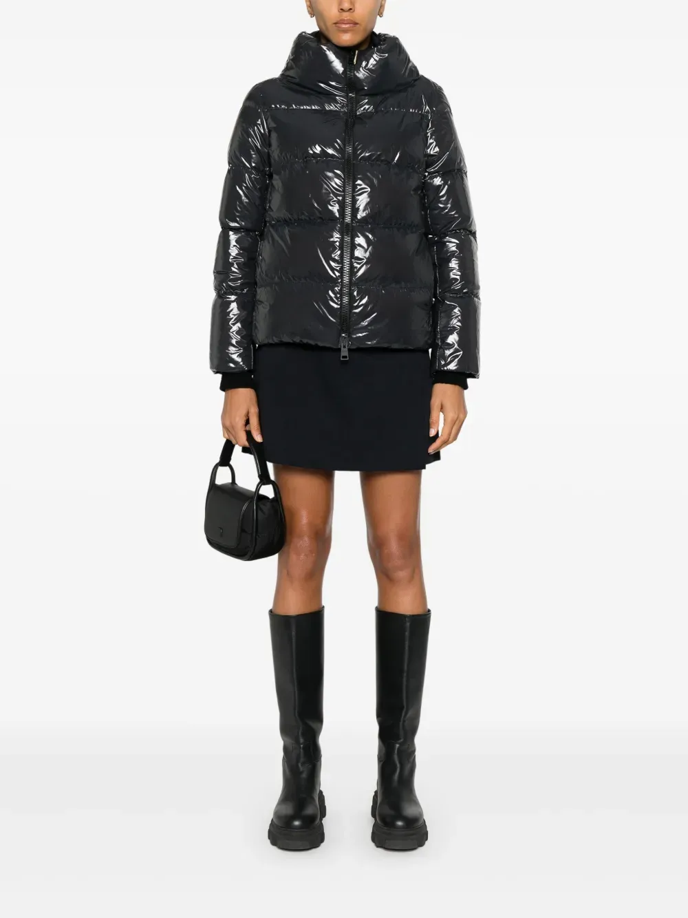 Herno Gloss Puffer Jacket - Black